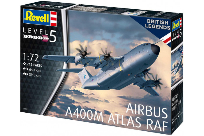 Plastic ModelKit letadlo 03822 - Airbus A400M Atlas „RAF“ (1:72)