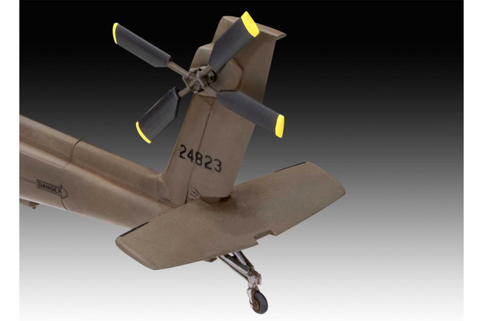 Plastic ModelKit vrtulník 03824 - AH-64A Apache (1:72)