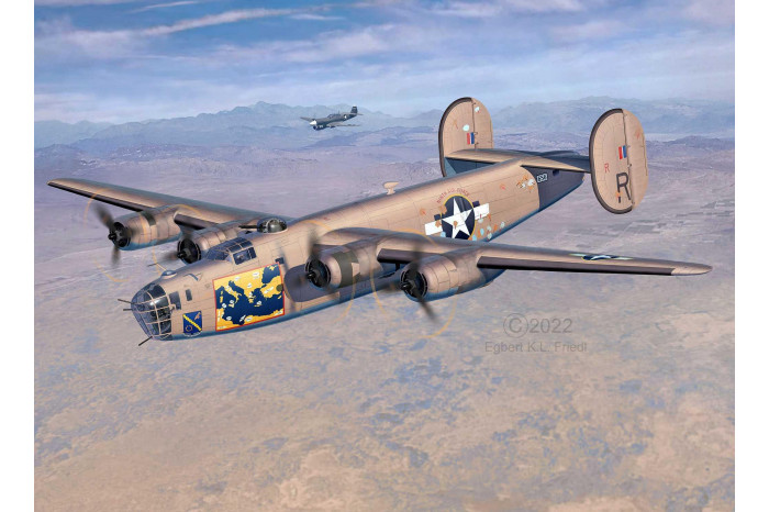 Plastic ModelKit letadlo 03831 - B-24D Liberator (1:48)