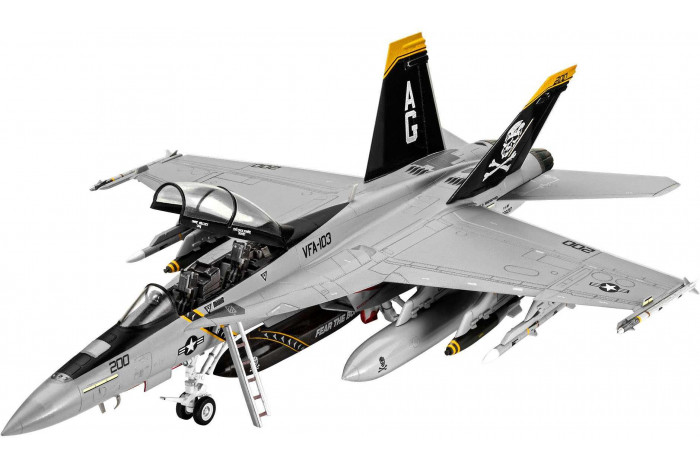 Plastic ModelKit letadlo 03834 - F/A18F Super Hornet (1:72)