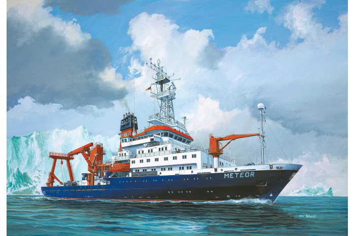 Plastic ModelKit loď 05218 - German Research Vessel Meteor (1:300)