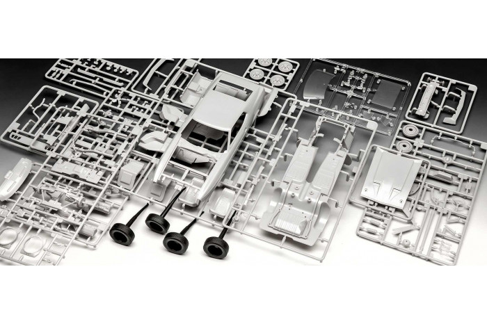 Plastic ModelKit auto 07699 - 71 Ford Mustang Boss 351 (1:25)