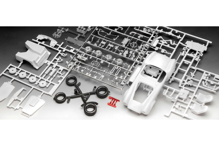 Plastic ModelKit auto 07708 - 65 Shelby Cobra 427 (1:24)