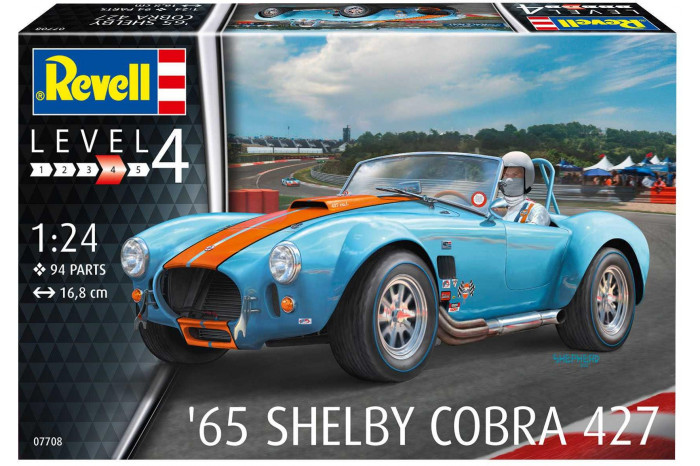 Plastic ModelKit auto 07708 - 65 Shelby Cobra 427 (1:24)