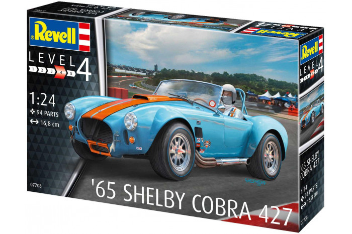 Plastic ModelKit auto 07708 - 65 Shelby Cobra 427 (1:24)
