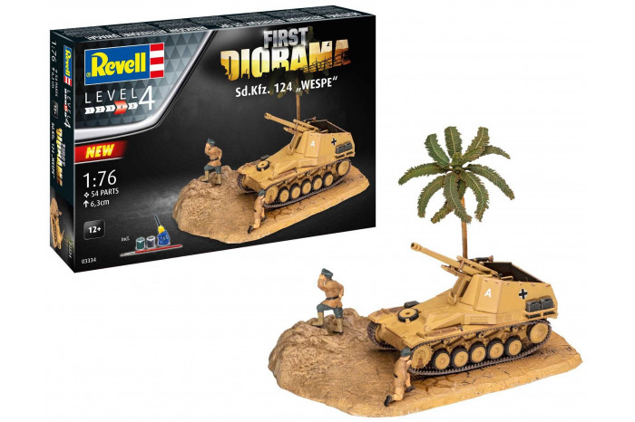 Gift-Set diorama 03334 - Sd.Kfz. 124 Wespe (1:76)