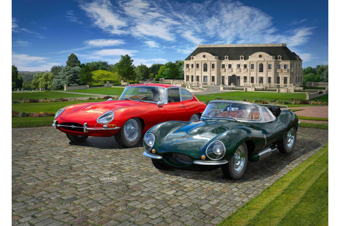 Gift-Set auta 05667 - "100 Years Jaguar" (1:24)