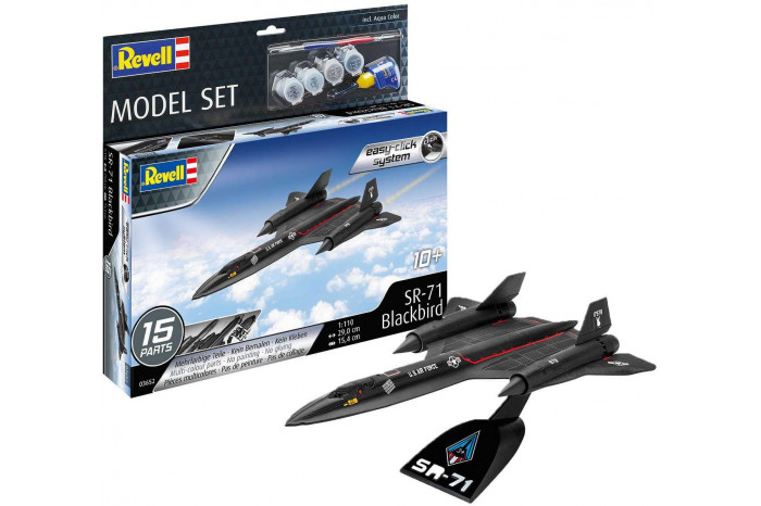EasyClick ModelSet letadlo 63652 - SR-71 Blackbird (1:110)