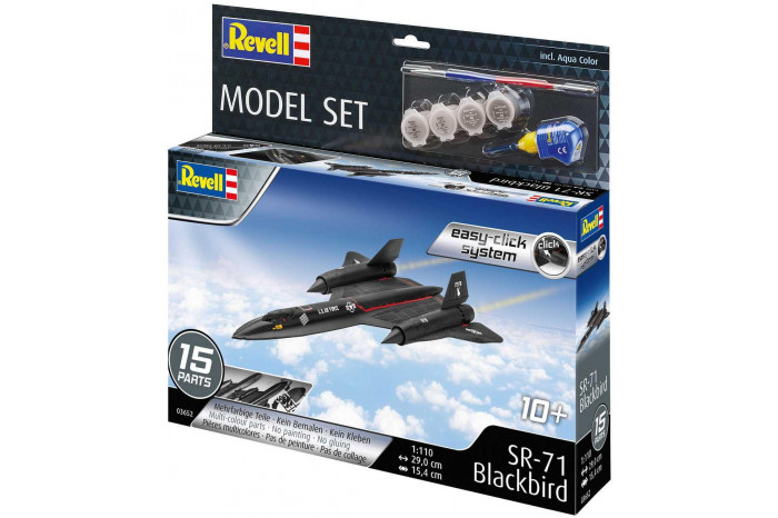 EasyClick ModelSet letadlo 63652 - SR-71 Blackbird (1:110)