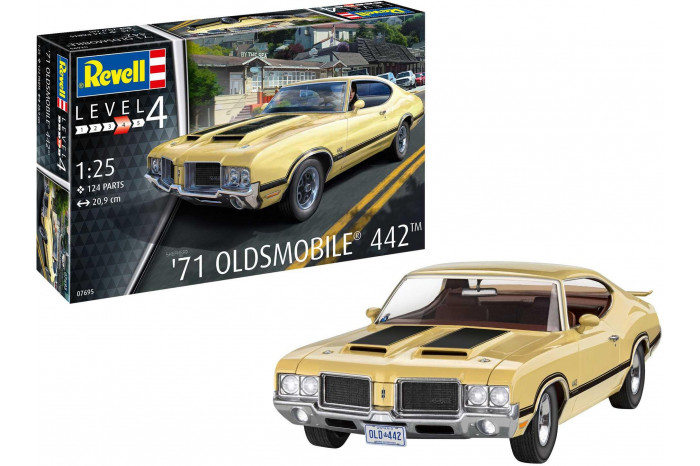 ModelSet auto 67695 - 71 Oldsmobile 442 Coupé (1:24)