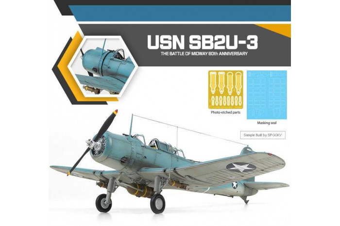 Model Kit letadlo 12350 - USN SB2U-3 "Battle of Midway" (1:48)