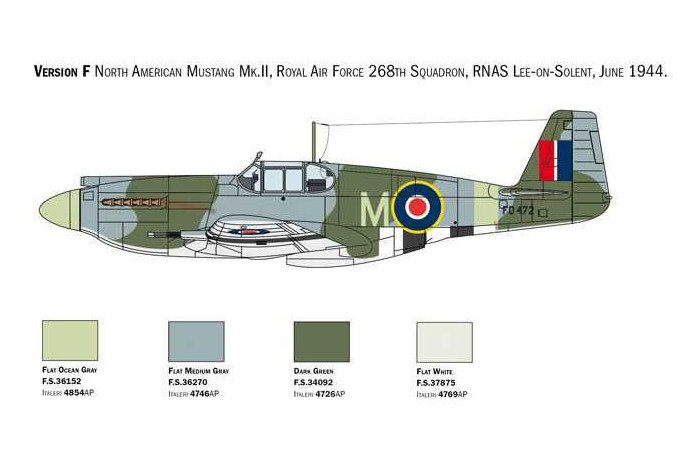 Model Kit letadlo 1423 - P-51A Mustang (1:72)