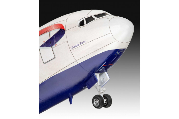 Plastic Modelkit letadlo 03862 - Boeing 767-300ER (British Airways Chelsea Rose) (1:144)