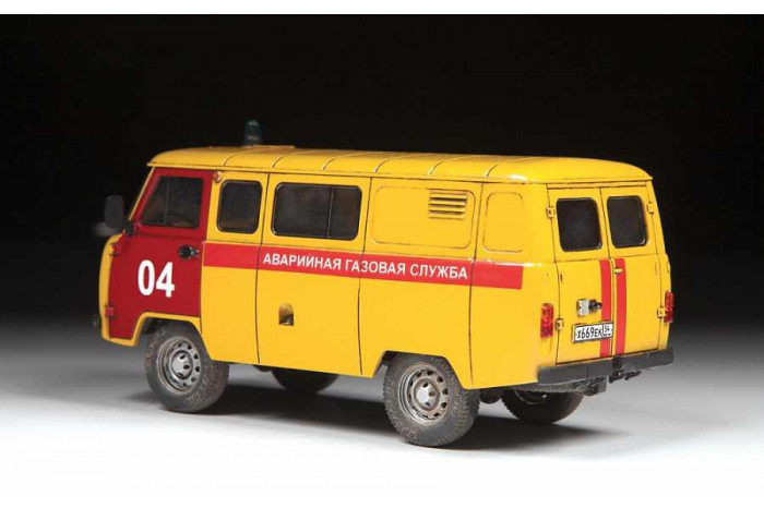 Model Kit auto 43003 – Emergency gas service UAZ "3909" (1:43)