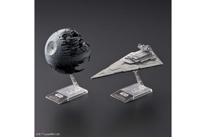 Plastic ModelKit BANDAI SW 01207 - Death Star II + Imperial Star Destroyer