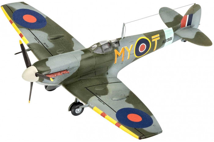 Plastic Modelkit letadla 03710 - Bf109G-10 & Spitfire Mk.V (1:72)