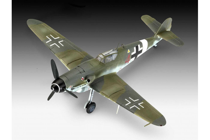 Plastic Modelkit letadla 03710 - Bf109G-10 & Spitfire Mk.V (1:72)