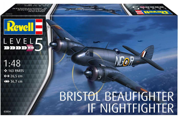 Plastic ModelKit letadlo 03854 - Beaufighter IF Nightfighter (1:48)