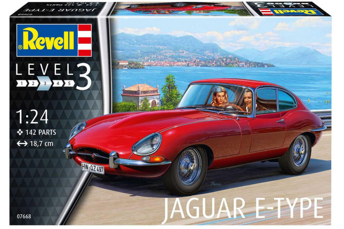 Plastic ModelKit auto 07668 - Jaguar E-Type (Coupé) (1:24)