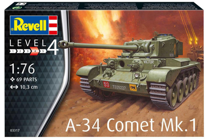 Plastic ModelKit tank 03317 - A-34 Comet Mk.1 (1:76)