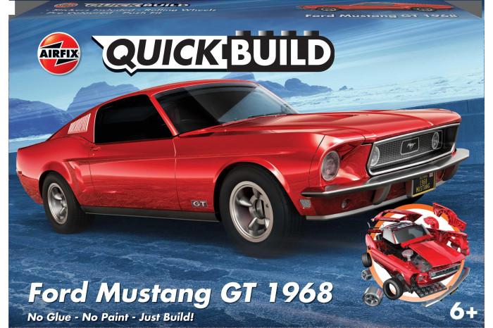 Quick Build auto J6035 - Ford Mustang GT 1968