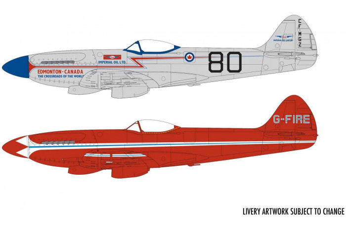 Classic Kit letadlo A05139 - Supermarine Spitfire MkXIV Civilian Schemes (1:48)