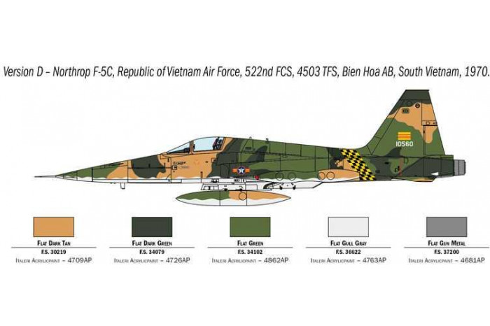 Model Kit letadlo 1441 - F-5A Freedom Fighter (1:72)
