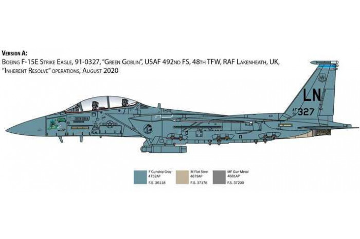 Model Kit letadlo 2803 - F-15E Strike Eagle (1:48)