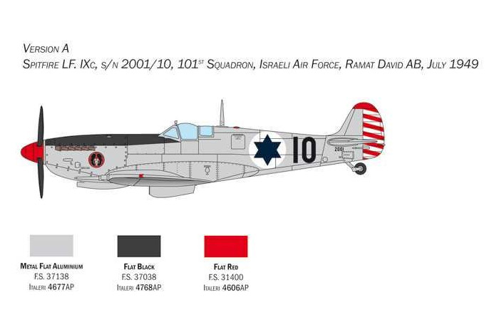 Model Kit letadlo 2804 - Spitfire MK.IX (1:48)