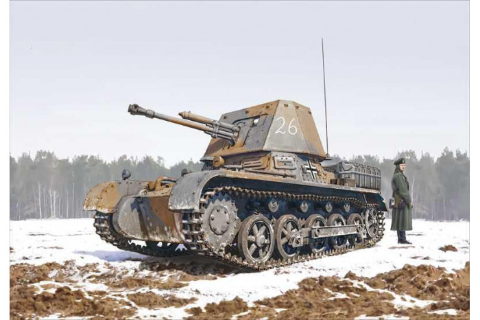 Model Kit tank 6577 - Panzerjager I (1:35)