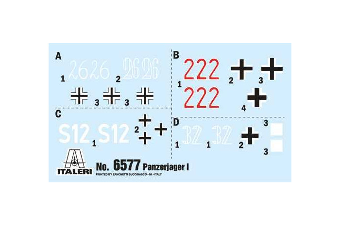 Model Kit tank 6577 - Panzerjager I (1:35)