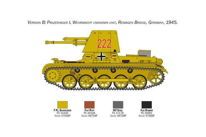 Model Kit tank 6577 - Panzerjager I (1:35)