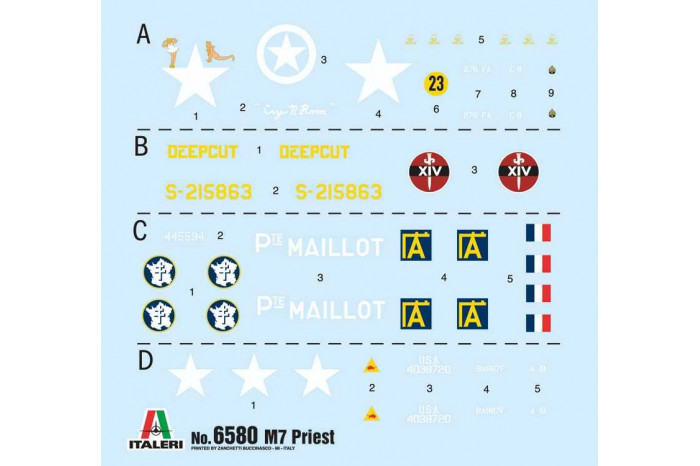 Model Kit tank 6580 - M7 Priest (1:35)