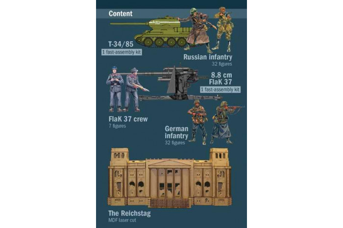 Model Kit diorama 6195 - Berlin 1945: Battle for the Reichstag (1:72)
