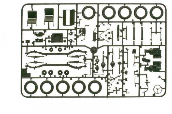 Model Kit auto 3635 - Willys Jeep MB (1:24)