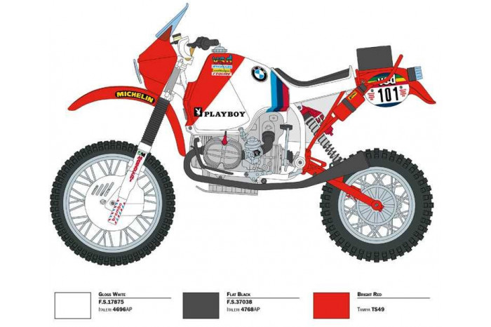 Model Kit motorka 4641 - BMW 1000 Dakar 1985 (1:9)
