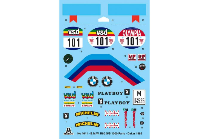 Model Kit motorka 4641 - BMW 1000 Dakar 1985 (1:9)