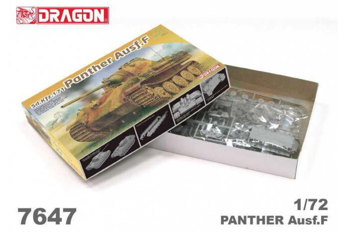 Model Kit tank 7647 - Sd.Kfz.171 Panther Ausf.F (1:72)