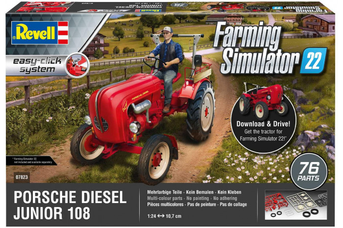 EasyClick traktor 07823 - Porsche Junior 108 (Farming Simulator Edition) (1:24)