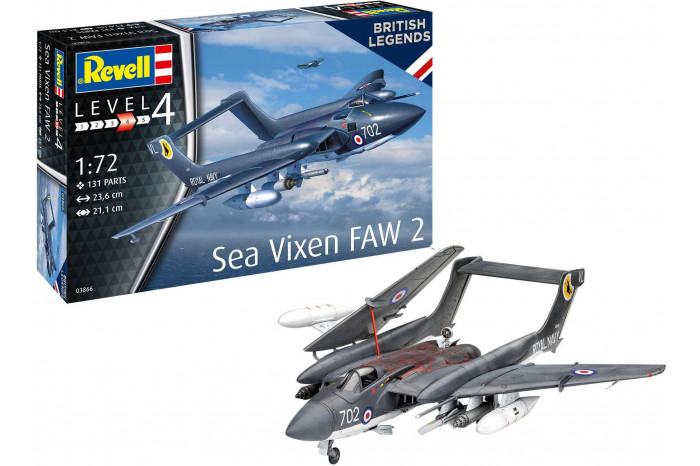 Plastic ModelKit letadlo 03866 - Sea Vixen FAW 2 "70th Anniversary" (1:72)