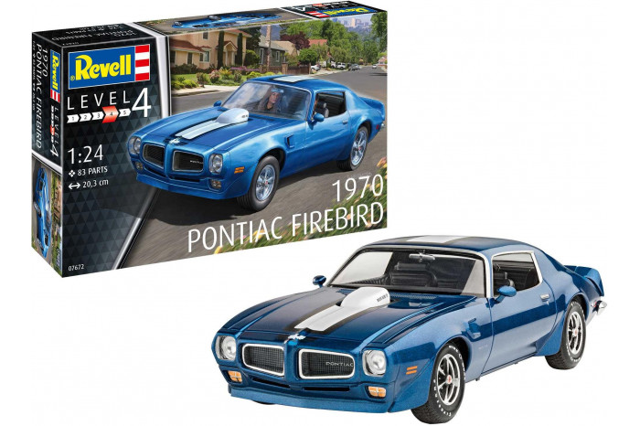 Plastic ModelKit auto 07672 - 1970 Pontiac Firebird (1:25)