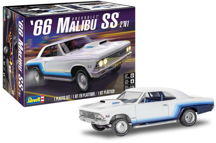 Plastic ModelKit MONOGRAM auto 4520 - 1966 Malibu SS (1:24)