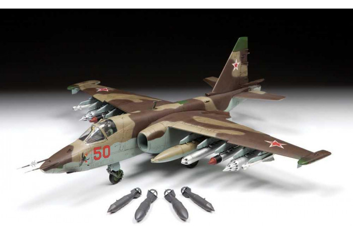 【新品未使用】SU-25 Frogfoot A 戦闘機 プラモデル sukhoi-su-25-frogfoot-1-48-
