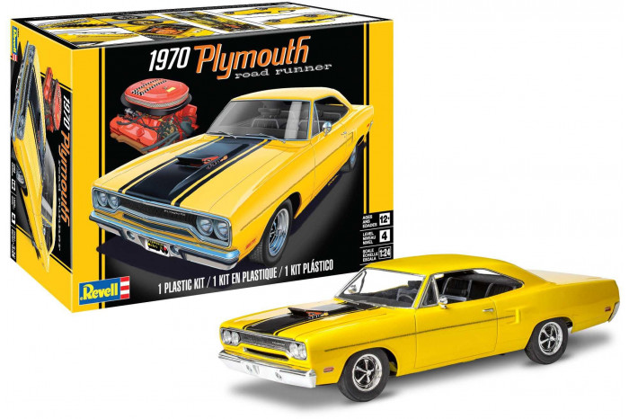 Plastic ModelKit MONOGRAM auto 4531 - 1970 Plymouth Roadrunner (1:24)