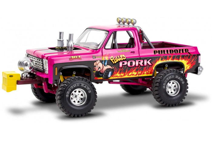 Plastic ModelKit MONOGRAM auto 4532 - 1978 Chevy Blazer Pulldozer (1:24)