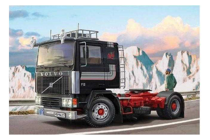 Model Kit truck 3957 - Volvo F-12 Intercooler (Low Roof) with accessories (1:24)