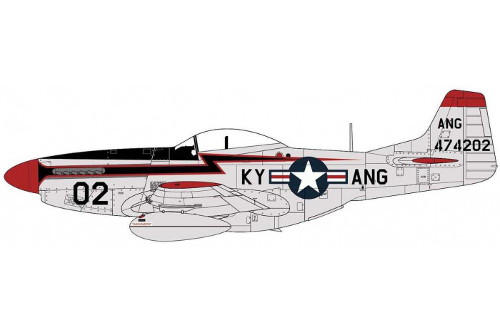 Classic Kit letadlo A02047A - North American F-51D Mustang (1:72)