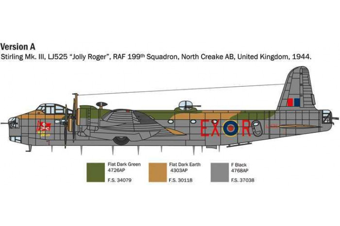 Model Kit letadlo 1462 - Stirling Mk.III (1:72)