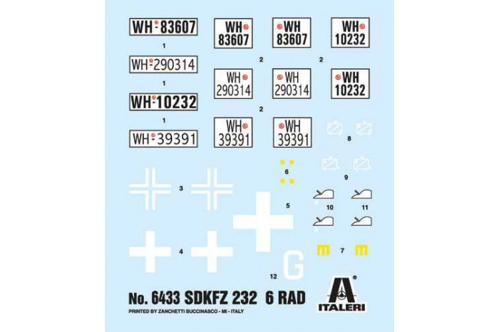 Model Kit military 6433 - Sd. Kfz. 232 6 Rad. (1:35)