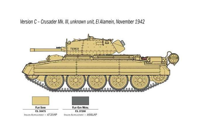 Model Kit military 6592 - Crusader Mk. II & British Tank Crew (1:35)
